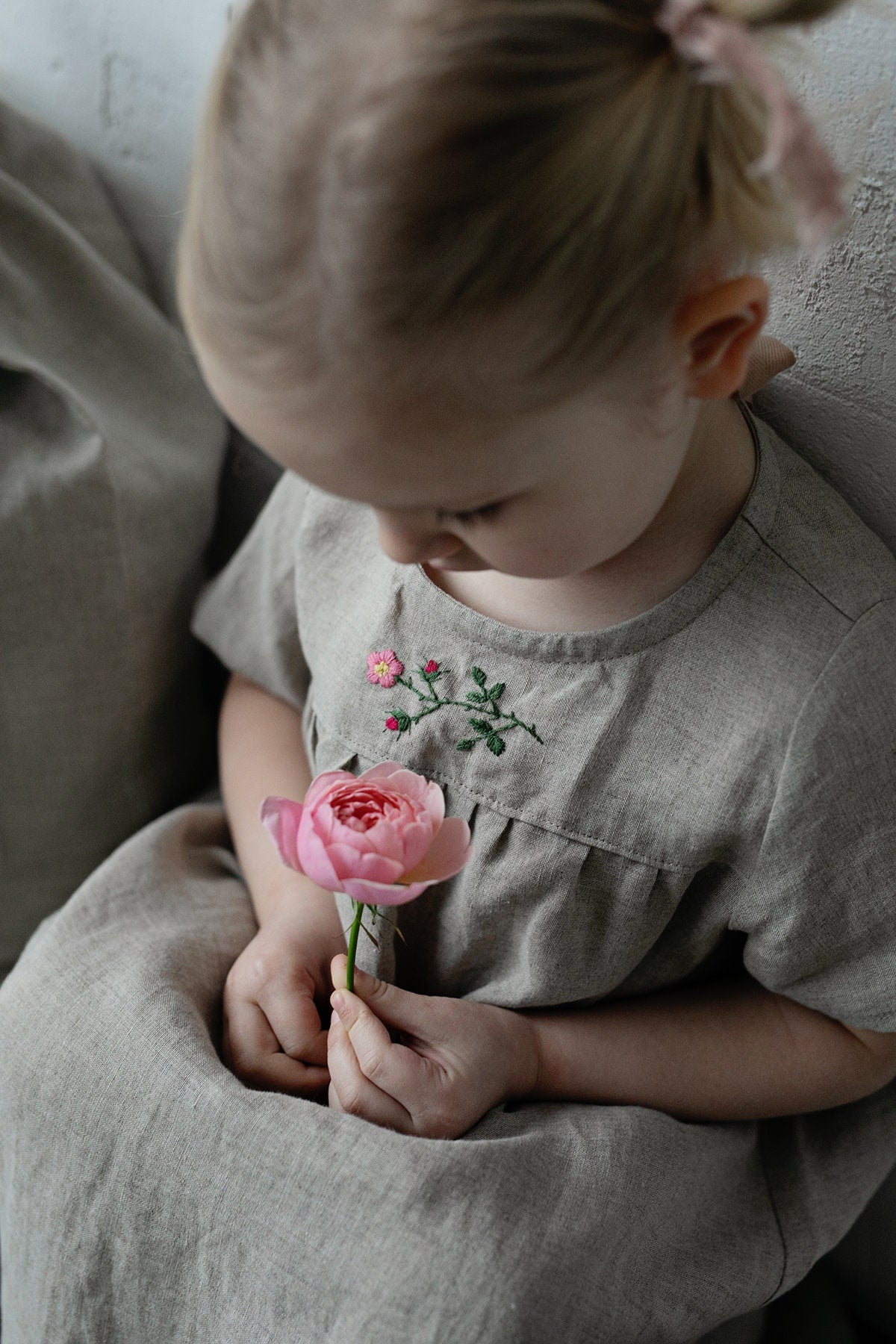 Natural Summer Linen Dress