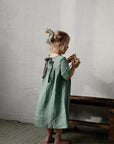 Mint Summer Linen Dress
