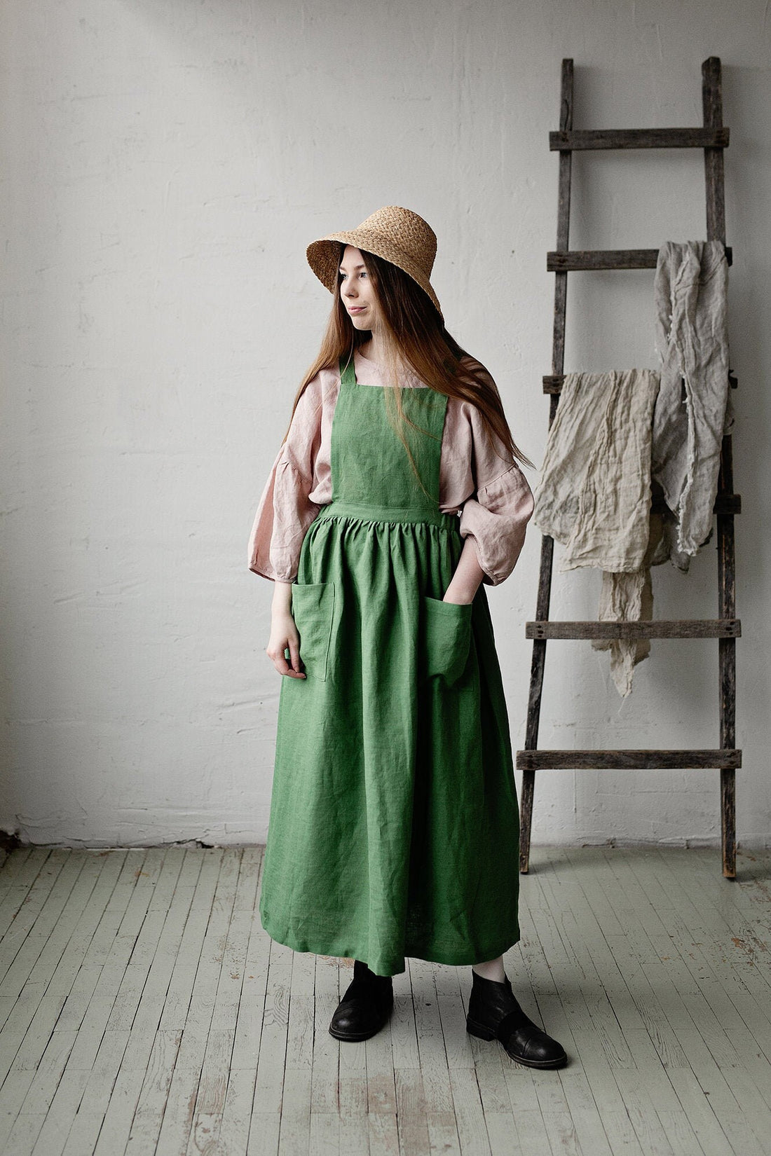 Apple Green Cottage Dress