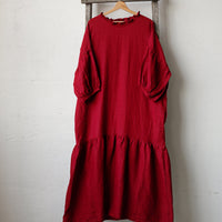 Cherry Ruffle Kimono Dress