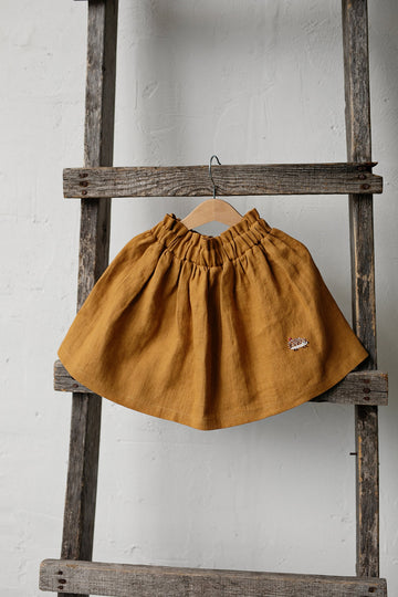 Mustard Midi Skirt