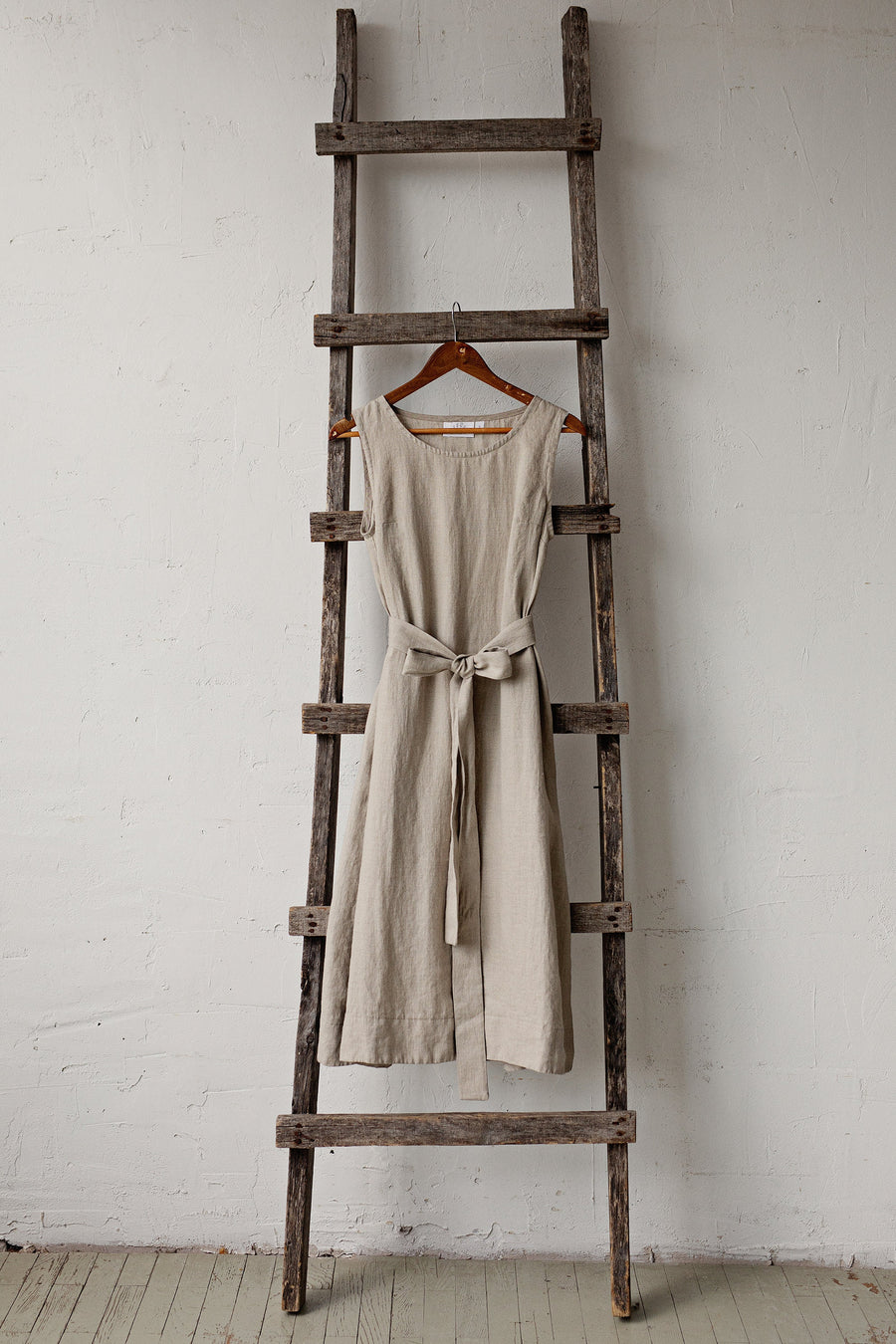 Natural Sleeveless Dress