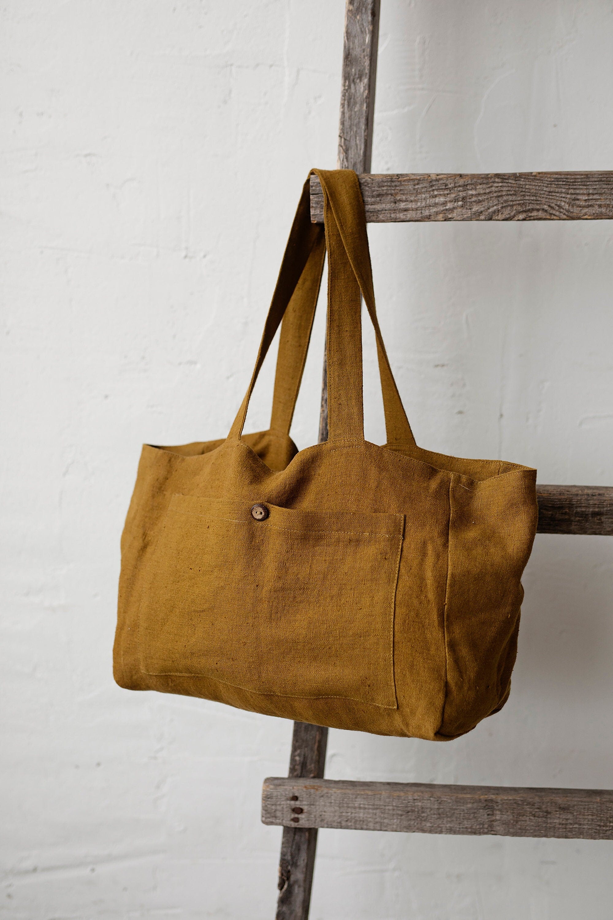 Amber Classic Linen Bag