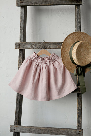 Baby Pink Midi Skirt