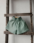 Mint Linen Shorts