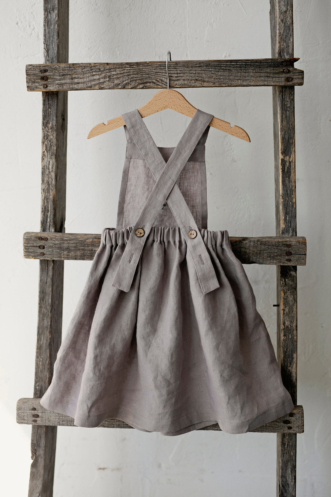 Lavender Cross Back Pinafore