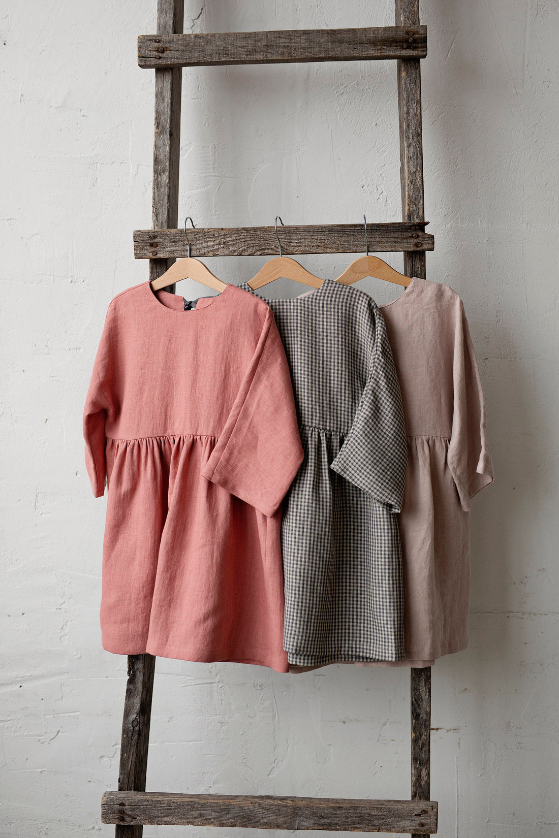 Grey Gingham Tea Dress