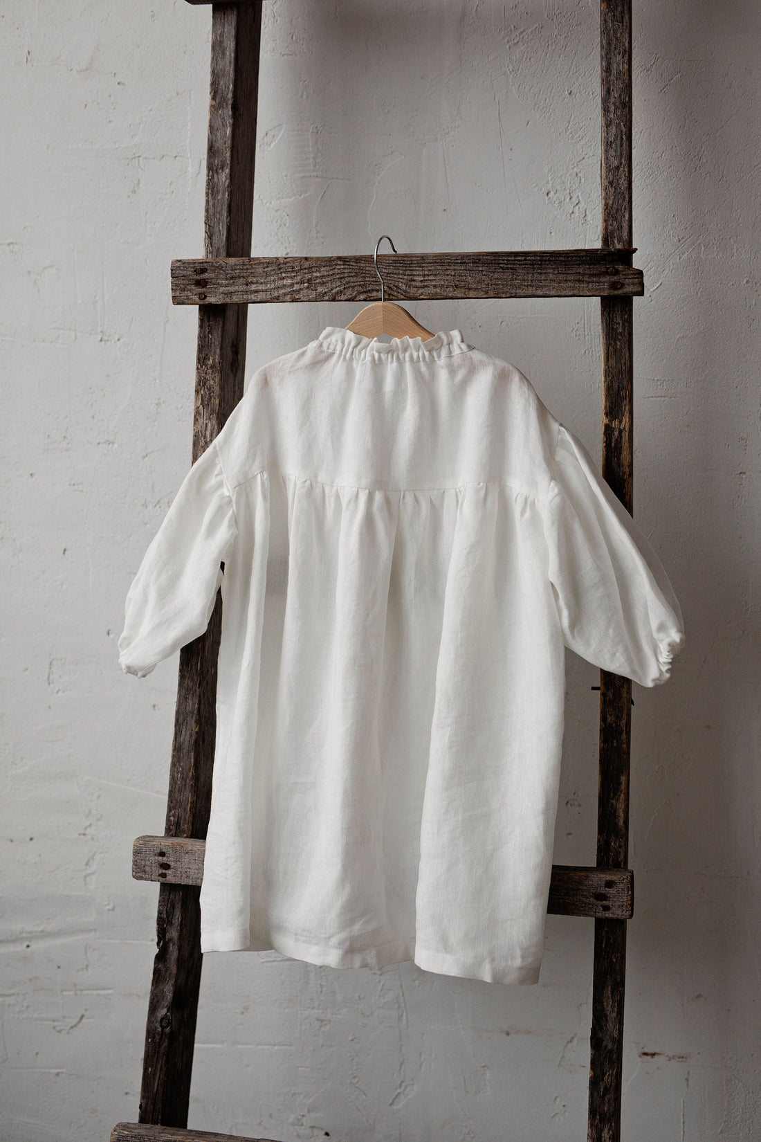 White Parachute Dress