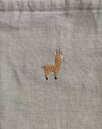 Alpaca Pouch Linen Bag