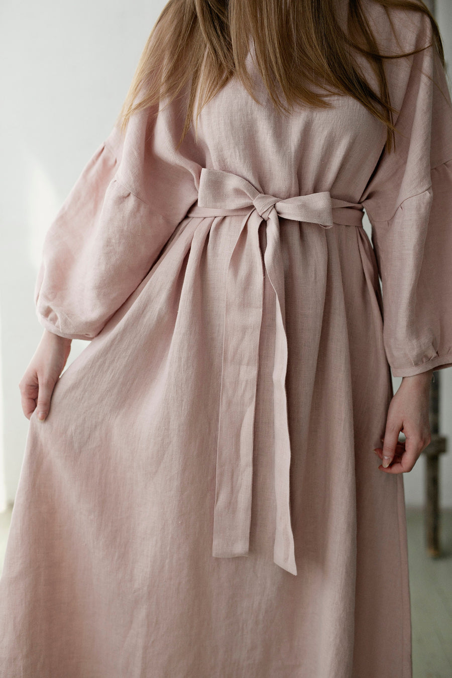 Baby Pink Kimono Dress