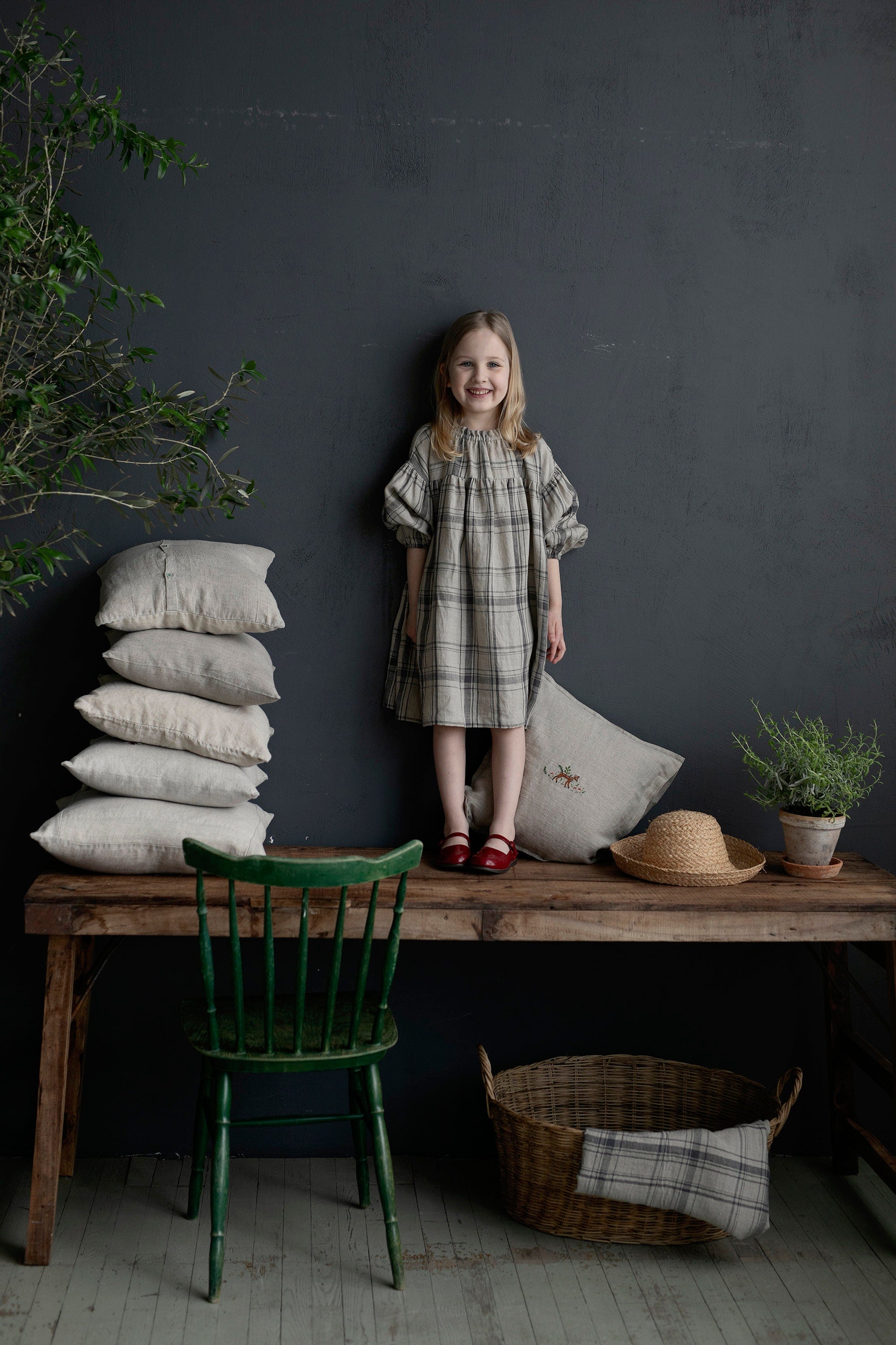 Cottage Parachute Linen Dress allthebeautifullinen Cottage Parachute Linen Dress allthebeautifullinen