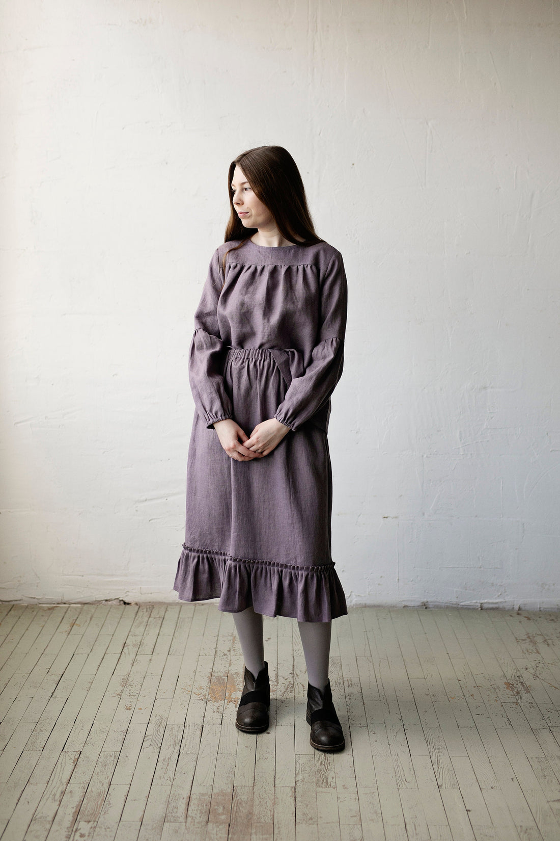 Mauve Victorian Skirt