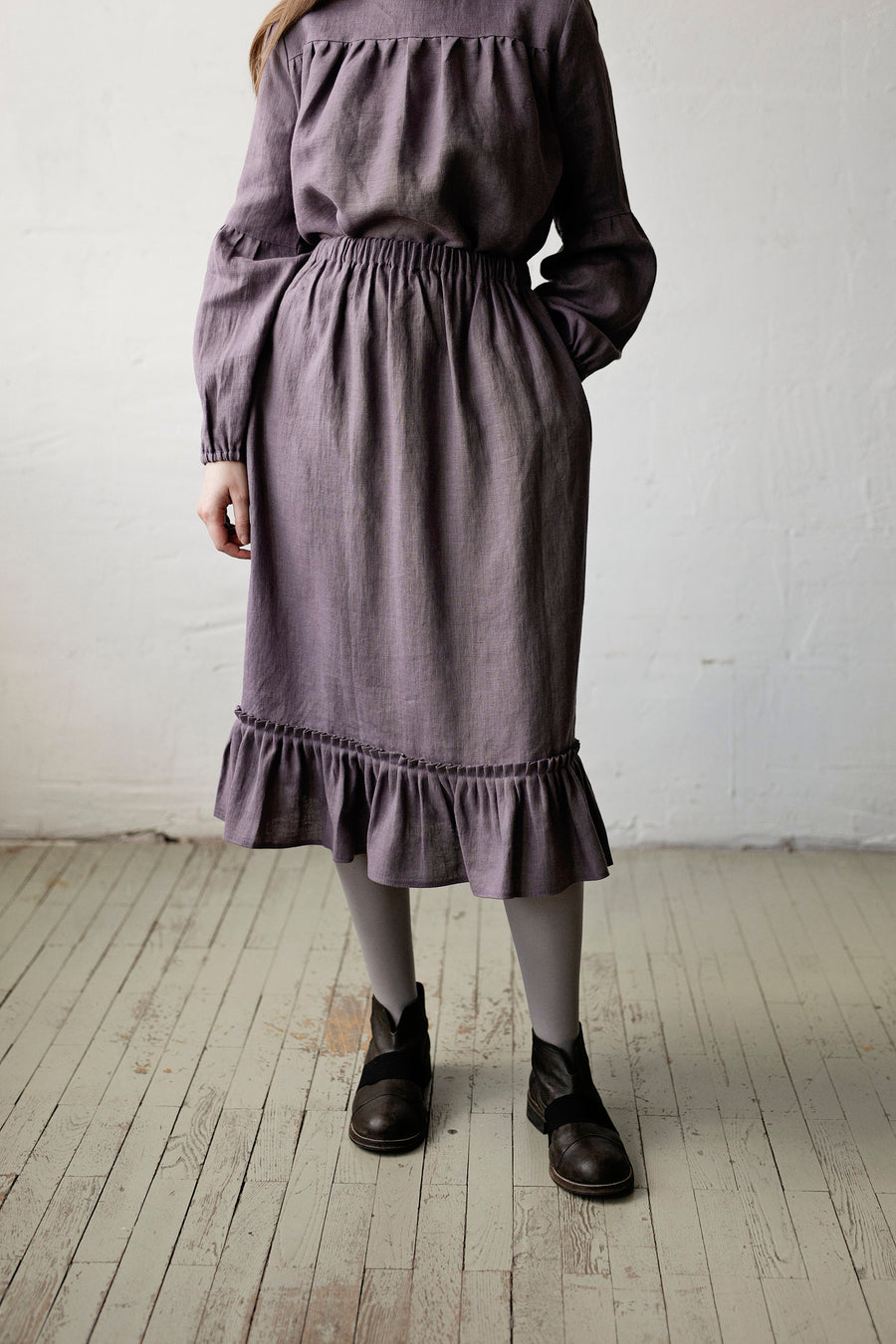 Mauve Victorian Skirt