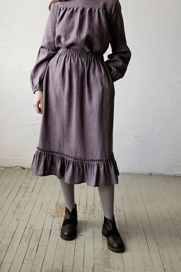 Mauve Victorian Skirt