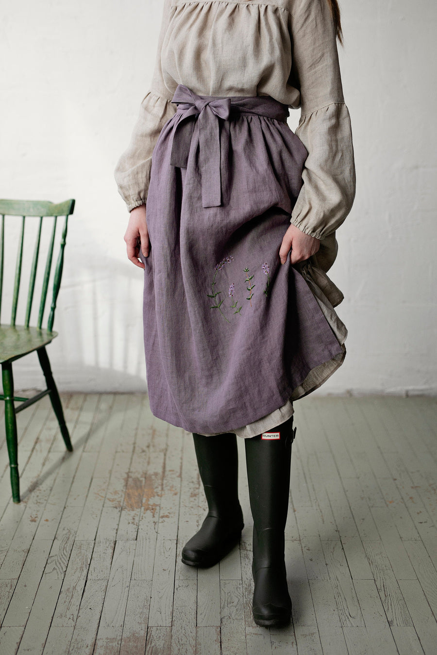 Mauve Apple Apron