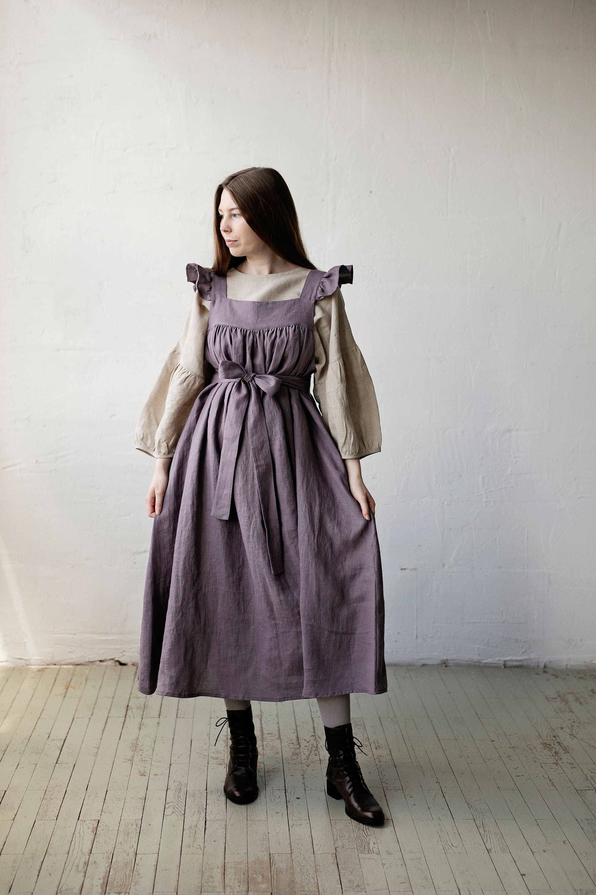 mauve linen dress Prairie – allthebeautifullinen 2026 Denim Long Sleeve 2.13 Style:EP00461DN Whether for yourself or