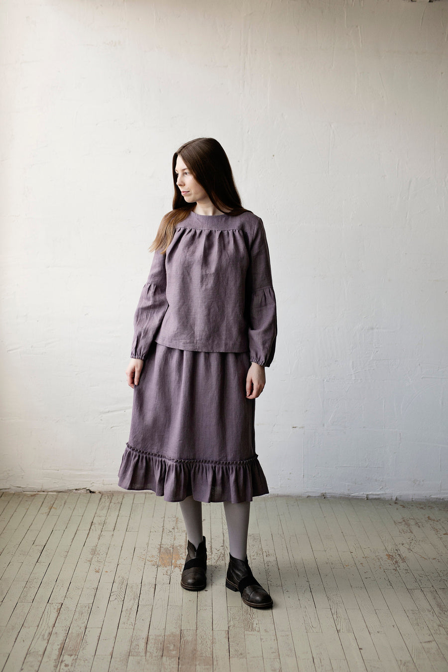 Mauve Victorian Skirt