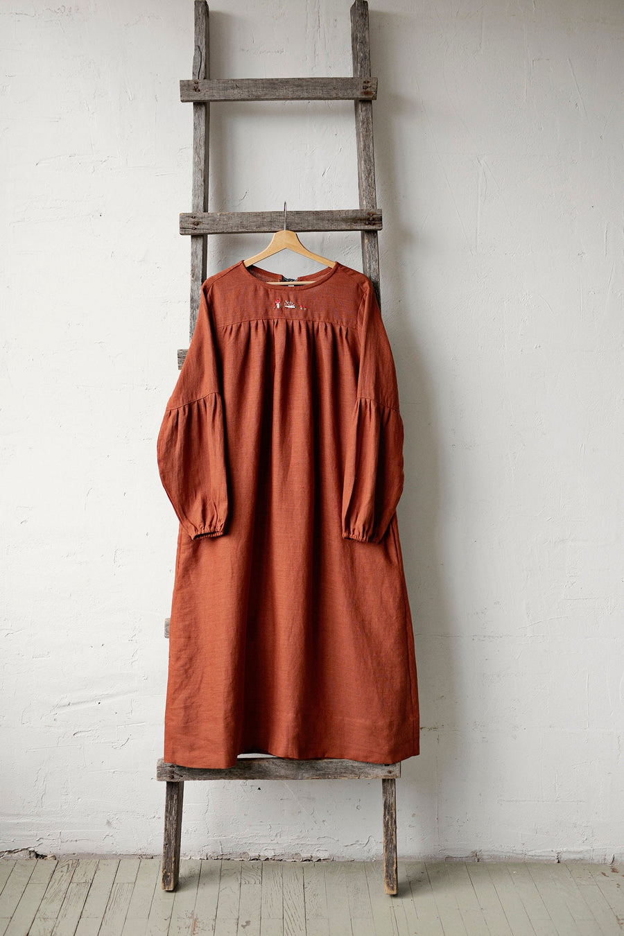 Rust Victorian Dress