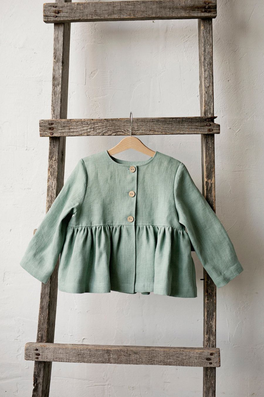 Mint Ruffle Jacket