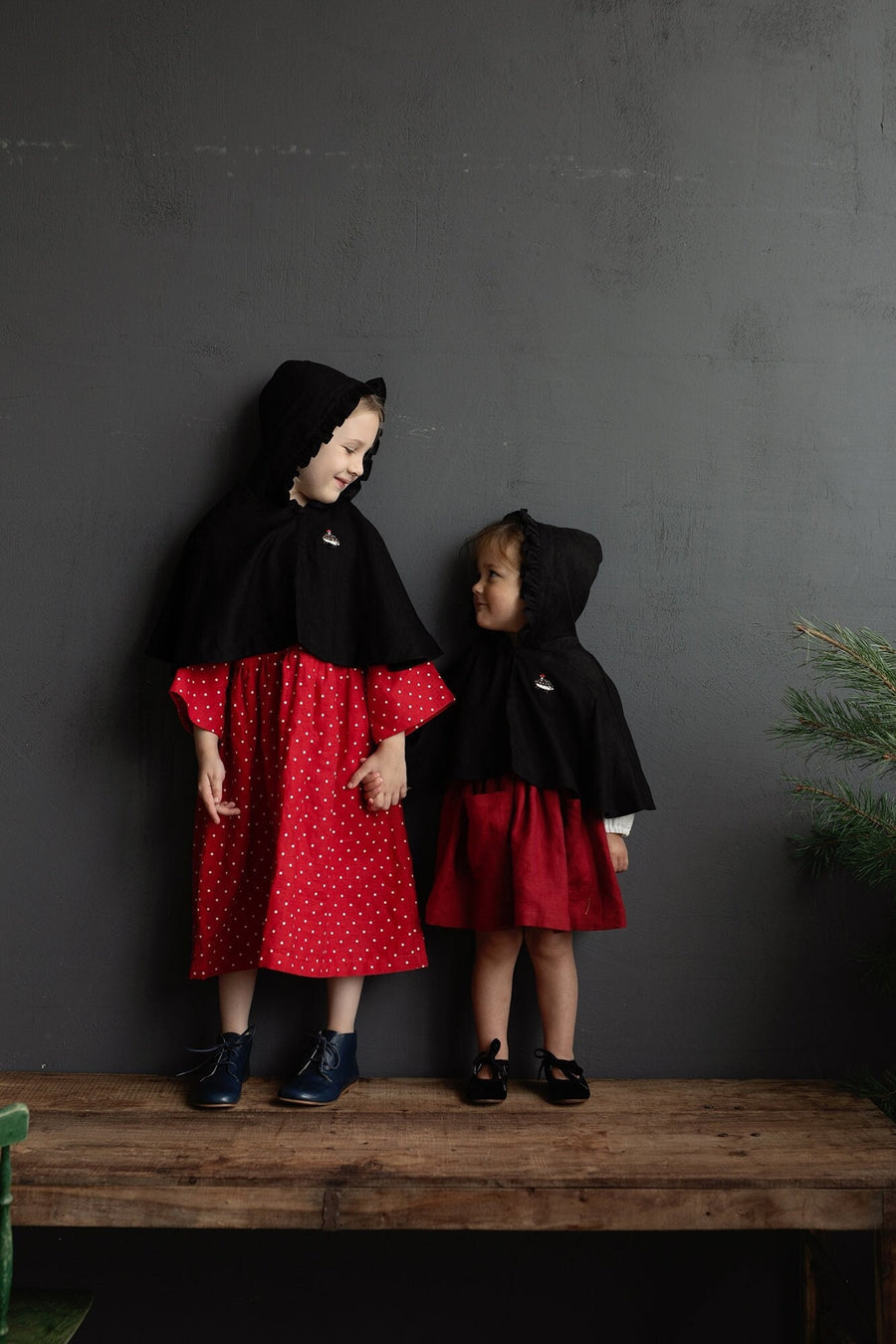 Black Little Red Riding Hood Cape
