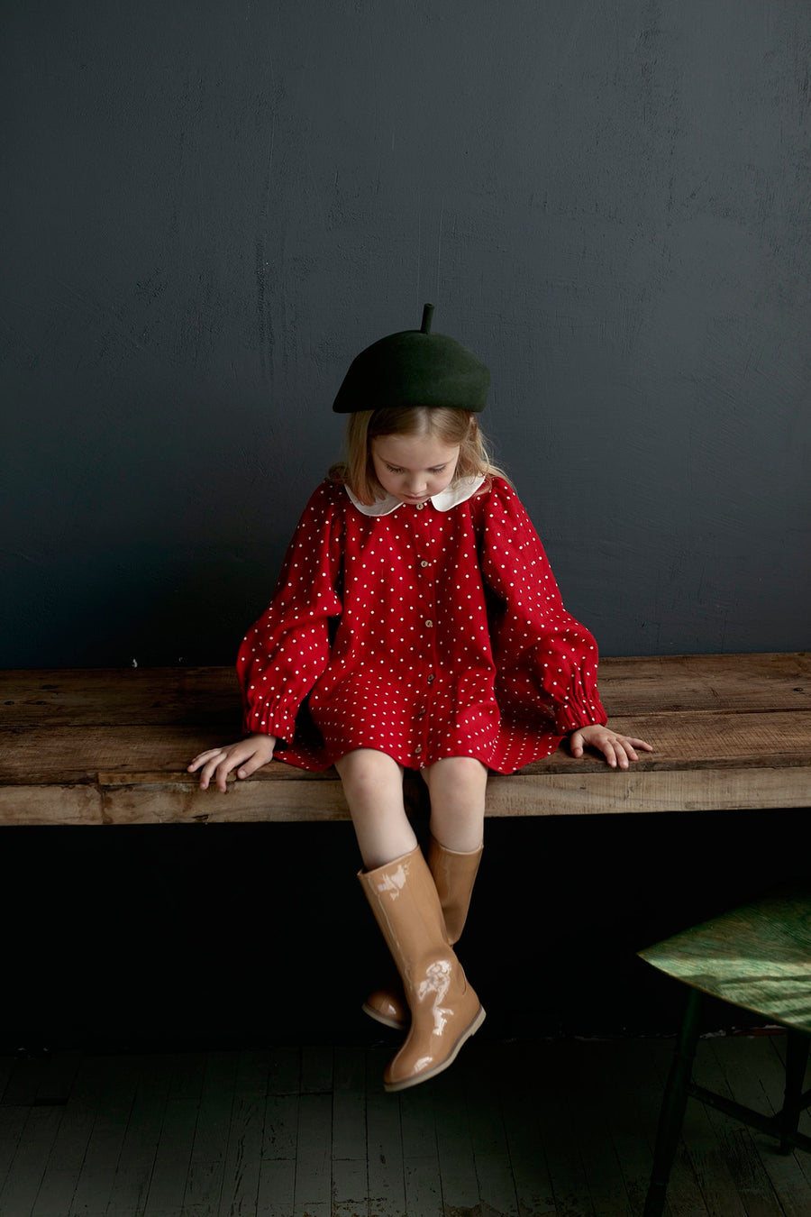Red Polka Dot Exclusive Tunic Dress