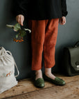 Rust Linen Pants