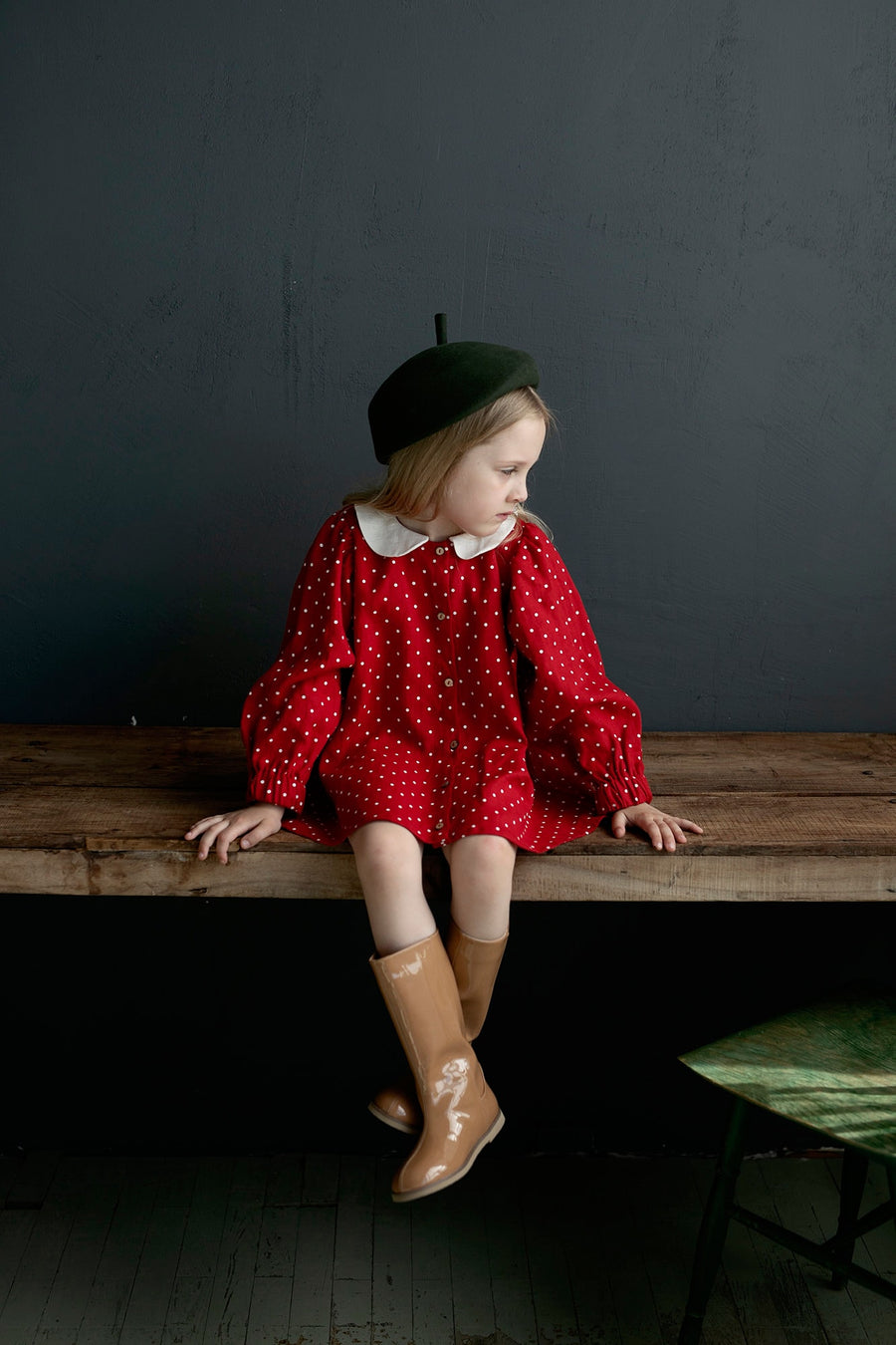 Red Polka Dot Exclusive Tunic Dress