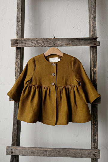 Ochre Ruffle Jacket