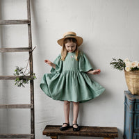Mint Flower Dress