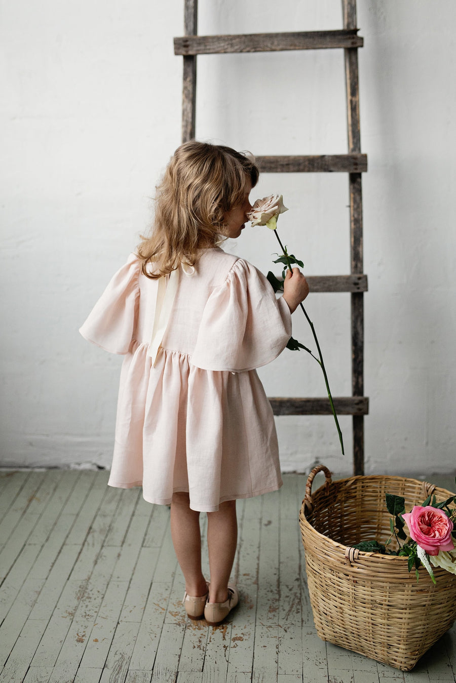 Pale Pink Flower Dress