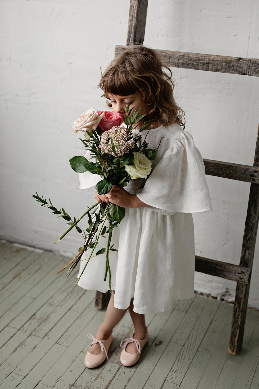 White Flower Dress