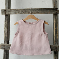 Baby Pink Sleeveless Shirt