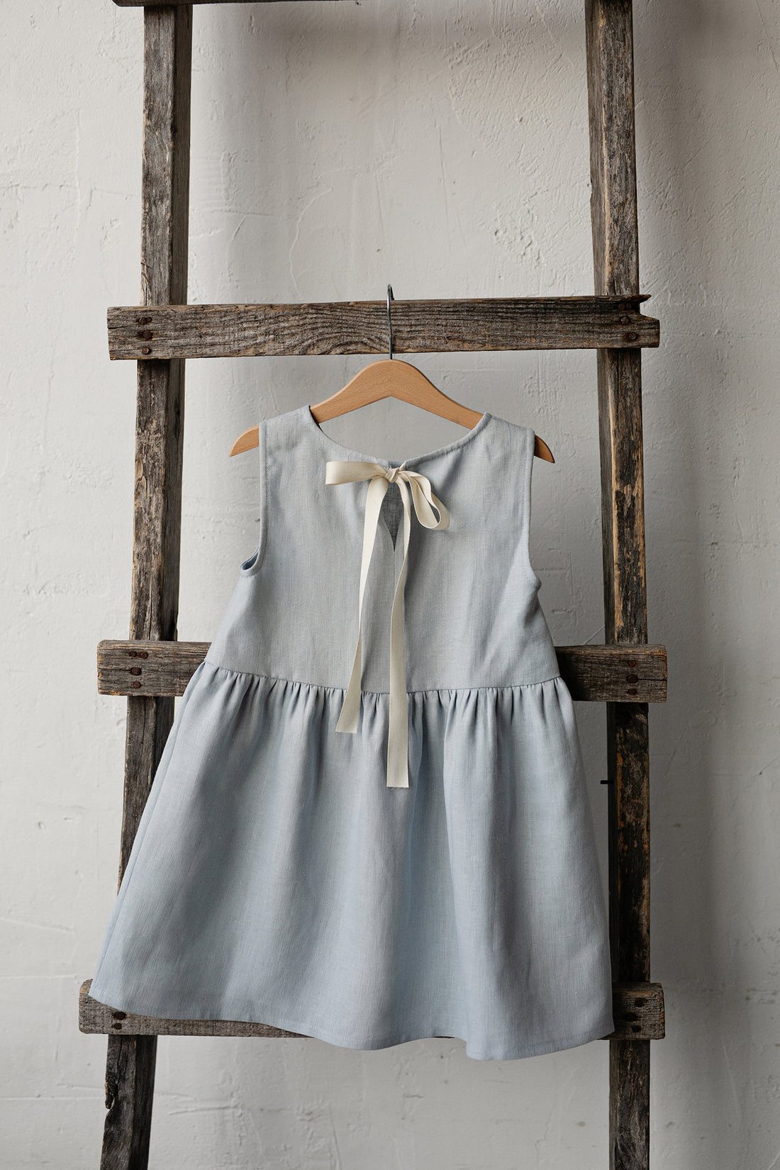 Sky Blue Smock Dress