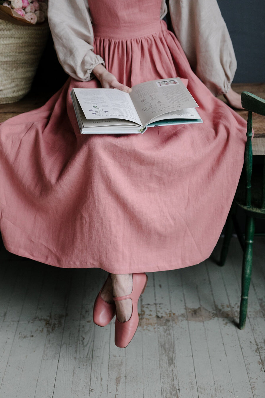 Salmon Cottage Dress