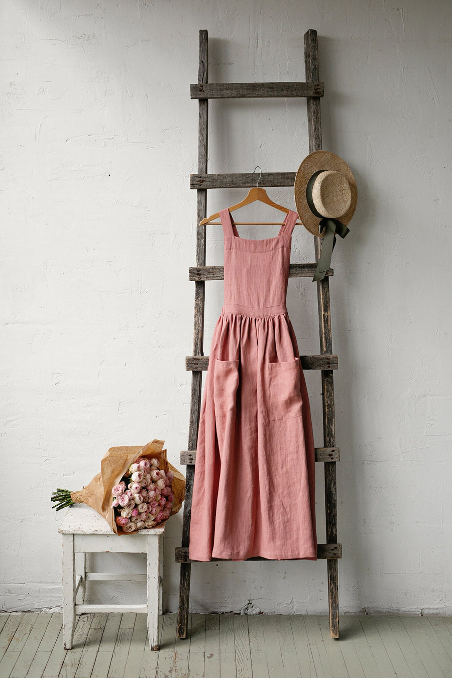 Salmon Cottage Dress