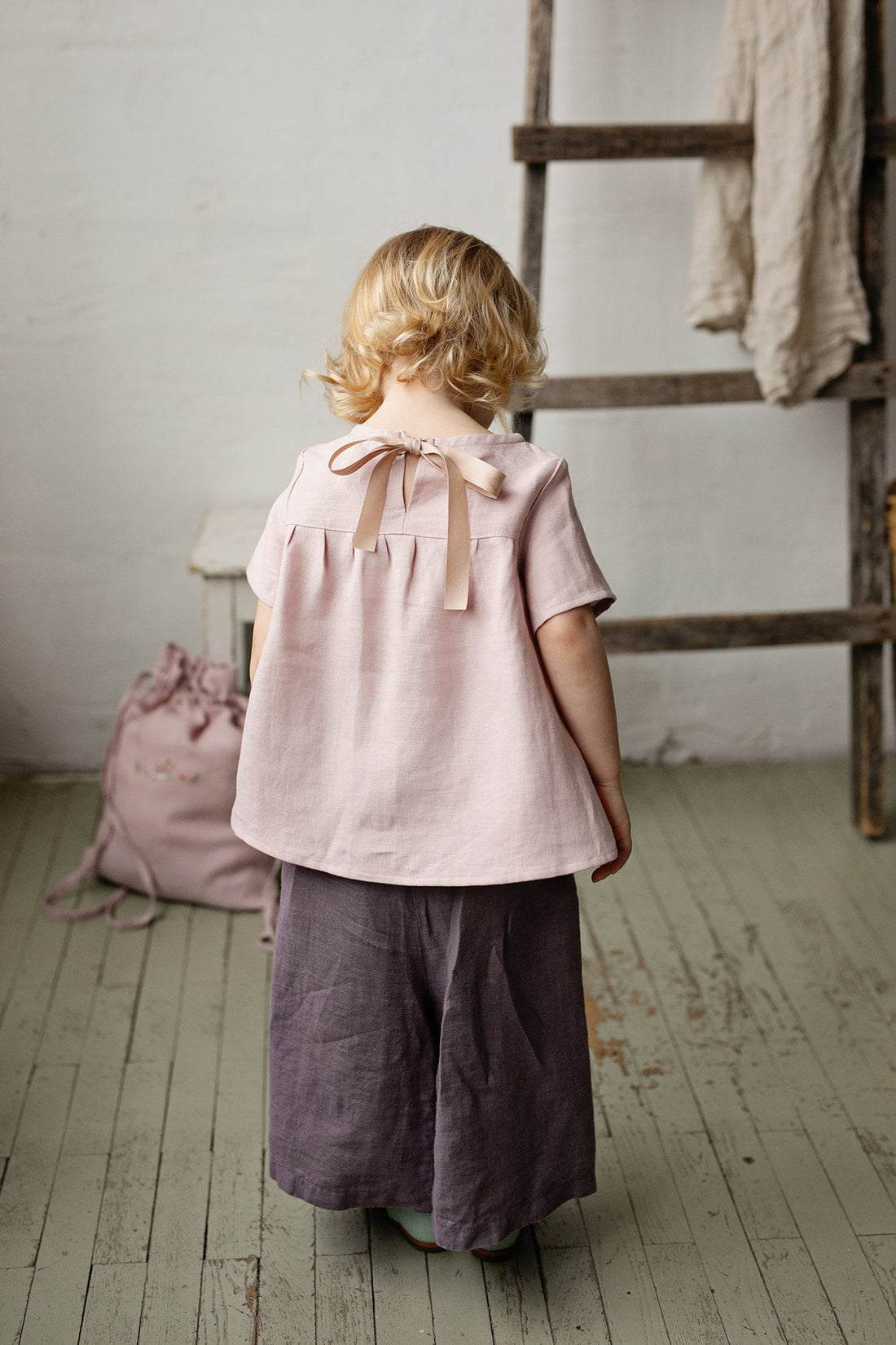 Baby Pink Short Sleeve Tunic