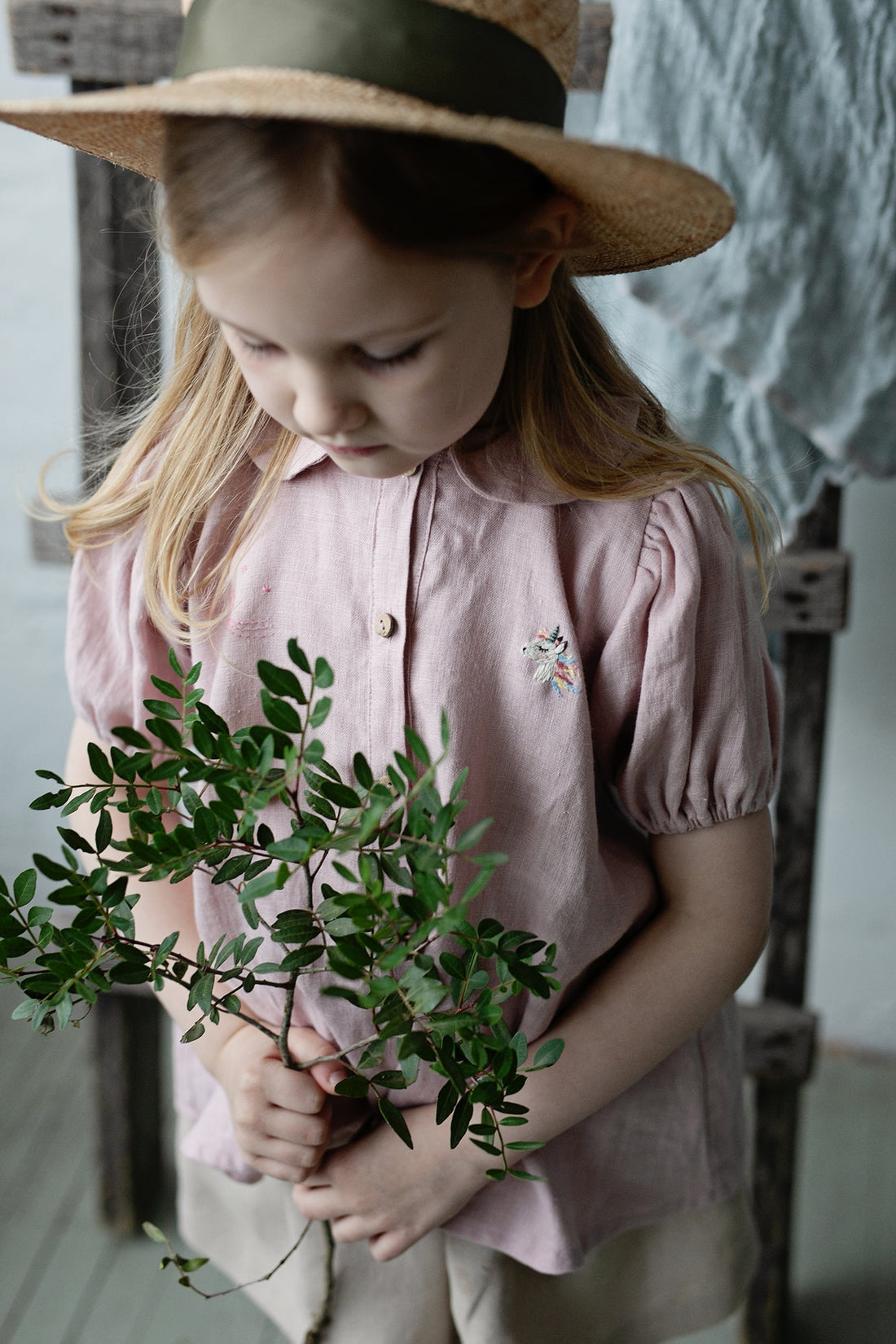 Baby Pink Short Sleeve Tunic Dress
