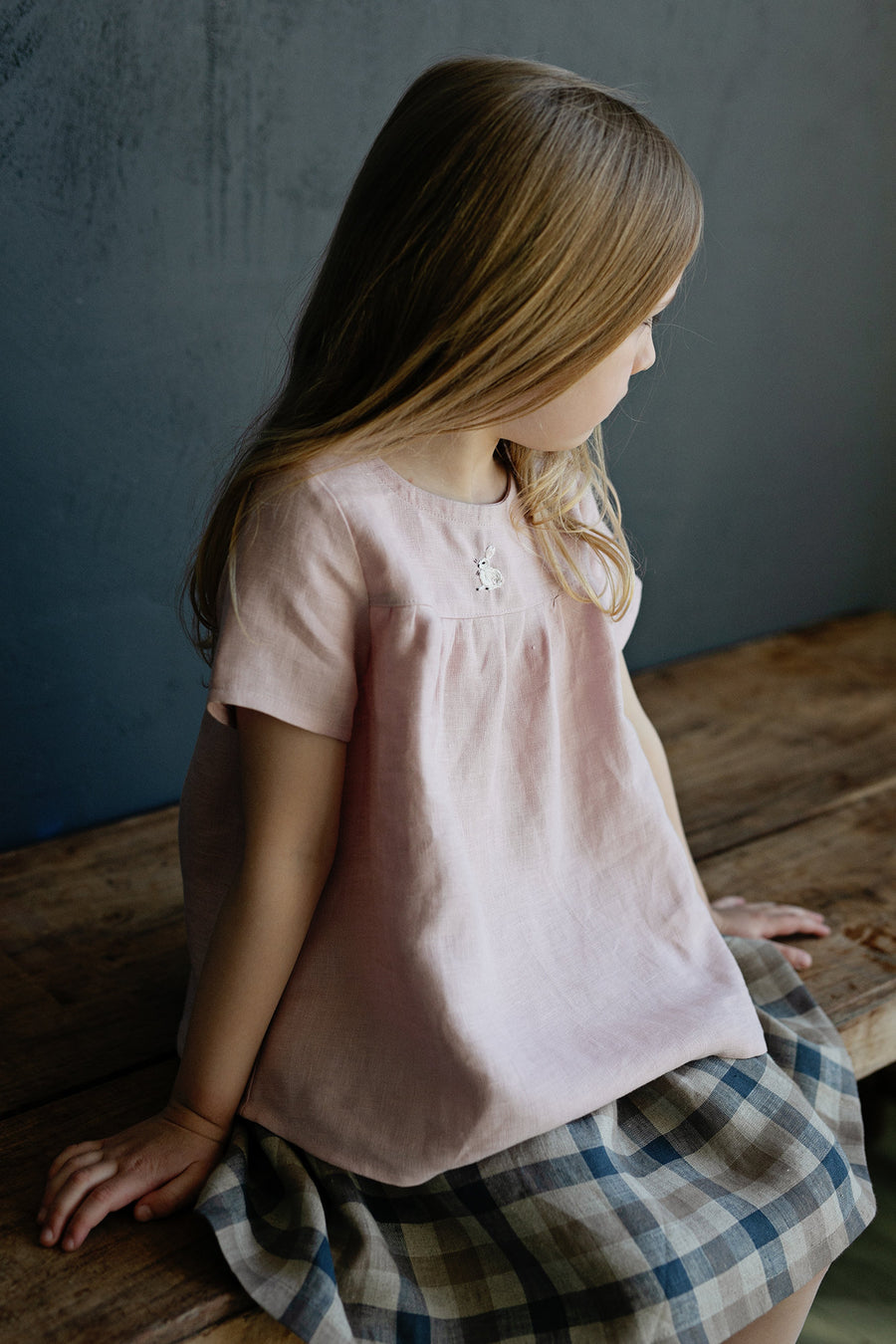 Baby Pink Short Sleeve Tunic