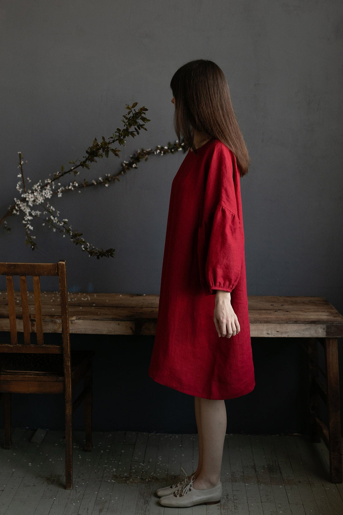 Cherry Short Kimono Dress