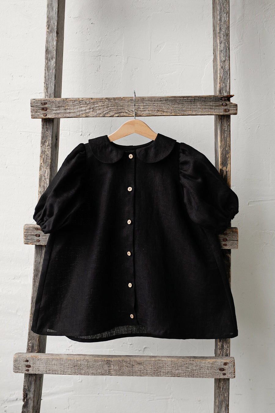 Black Short Sleeve Tunic Dress
