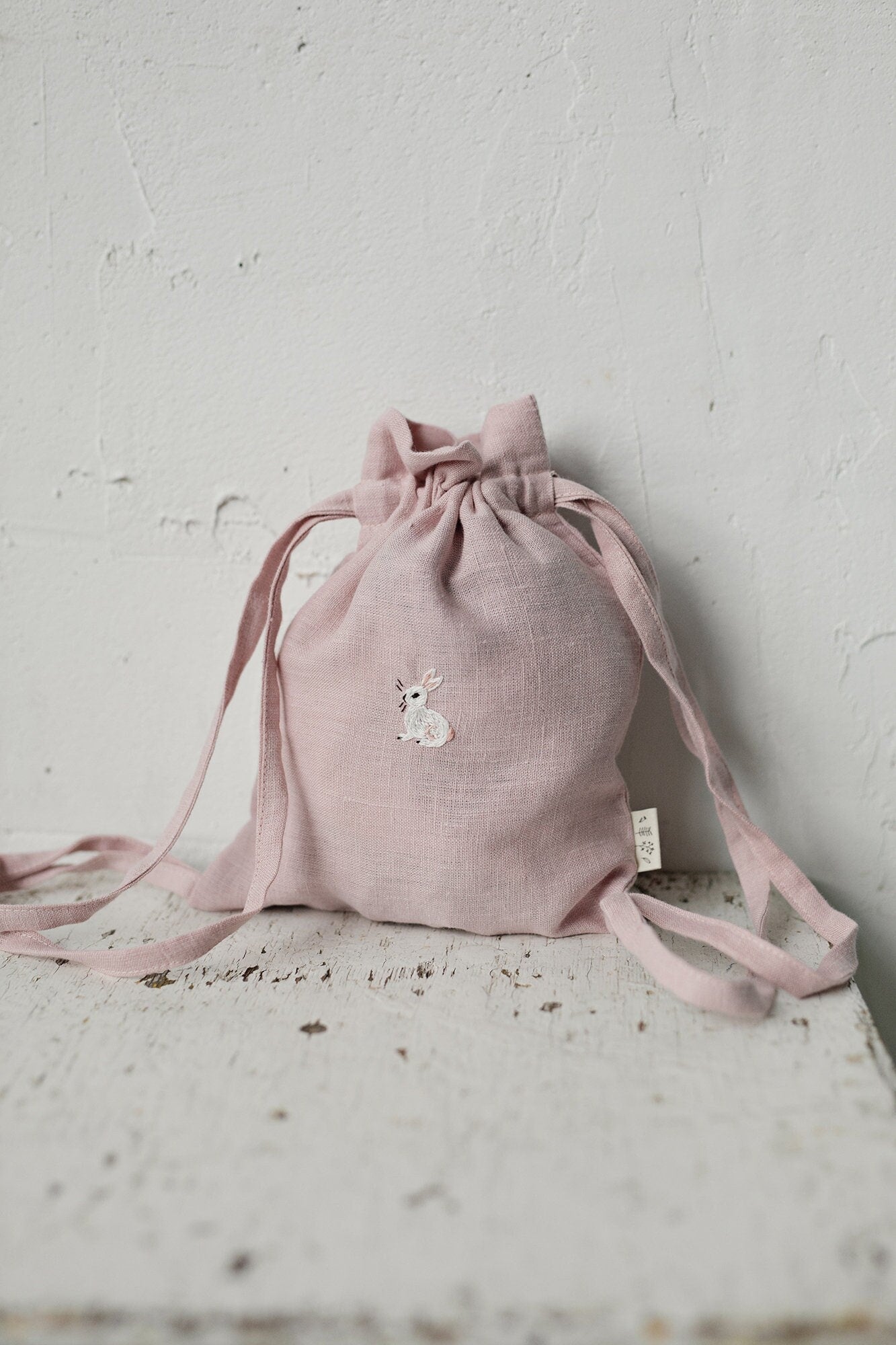 Bunny Linen Backpack