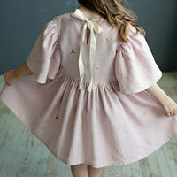 Baby Pink Exclusive Flower Dress