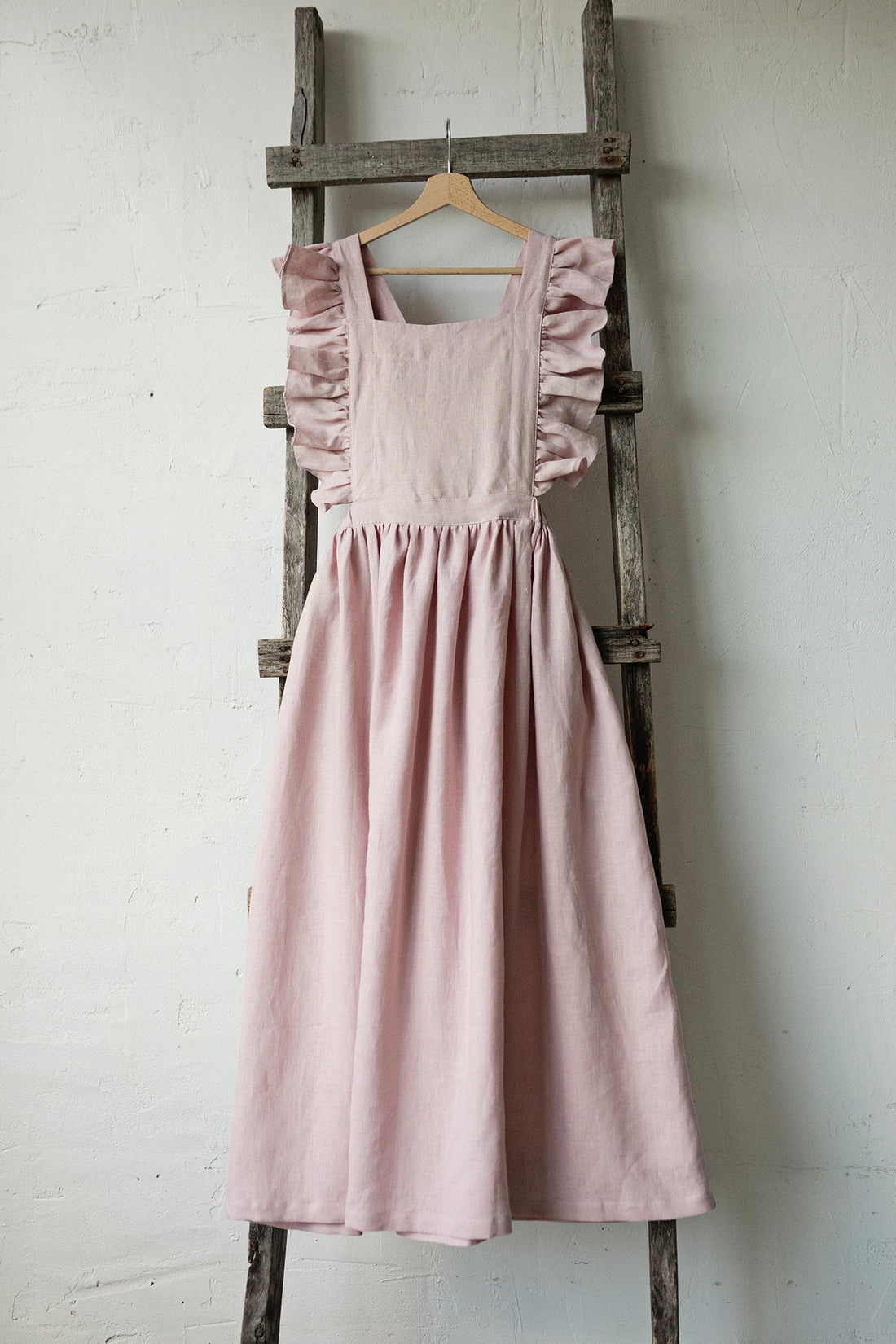 Baby Pink Long Vintage Dress