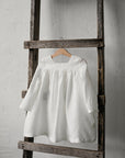 White Classic Linen Dress