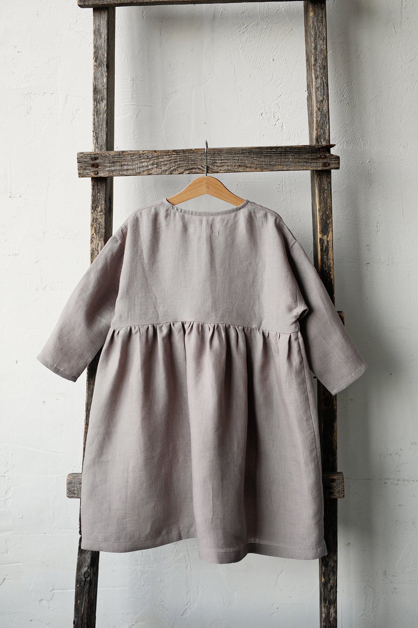Lavender Anemone Linen Dress