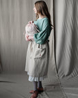 Natural Christmas Linen Apron Skirt